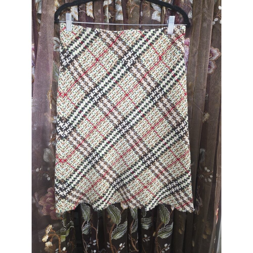 Burberry Wool Cashmere Blend Skirt Size 6